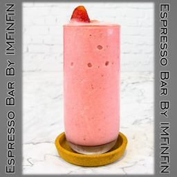 สตอเบอรี่ปั่น [Strawberry Smoothie]
