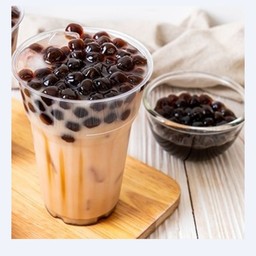 Milk Tea + Chewy Konjac Pearls, Delicious Without Gaining Weight