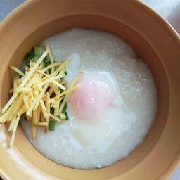 โจ๊กหมู+กระเพาะ+ไข่ลวก