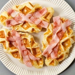 ฟรี 1 + (10ชิ้น) HAM Croffle (ใช้เตาแยกรสคาว)