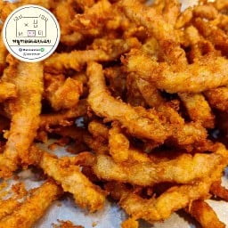 ข้าวหมูทอด หมูแซ่บไก่แซ่บ โดยหมูทอดเฉยเฉย ตลาดศาลายา