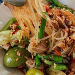 ตำเส้นข้าวเปียก (เส้นก๋วยจั๊บญวน)