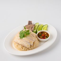 ข้าวมันไก่ตอนเพิ่มเครื่องใน