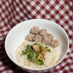 ข้าวต้มแห้งหมูสับล้วน