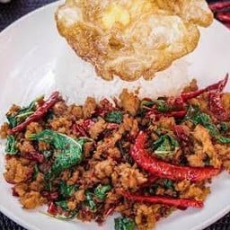 โคตรกระเพราโบราณ&เล้งแซ่บสูตรบ้านเรา  (อาหารตามสั่ง) โคตรกระเพราโบราณ&เล้งแซ่บเป่าปาก81/5