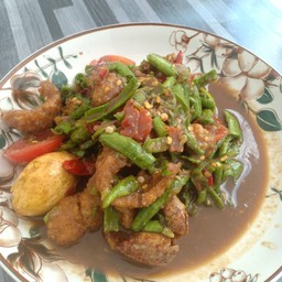 ตำถั่วแคปหมู