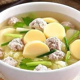 แกงจืดเต้าหู้หมูสับเล็ก