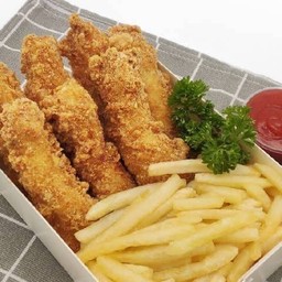 เฟรนฟราย + ไก่ทอด