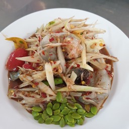 ตำปูปลาร้ากุ้งสด