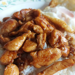 หมูหวานราดข้าว