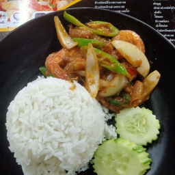 ข้าวเครืองแกงสะตอกุ้ง