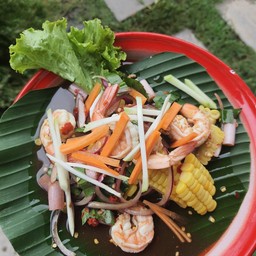 ยำกุ้งสุก