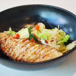 ข้าวหน้าเทปันปลาหิมะ