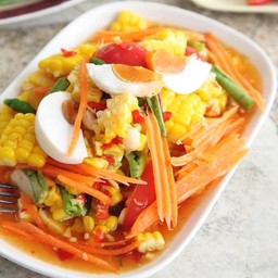 ตำไทยไข่เค็ม