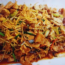 [ข้าวต้มมหาชัย] ไก่ผัดขิง