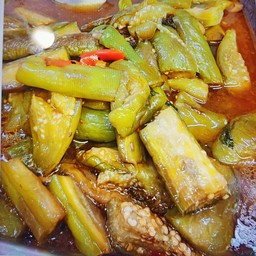 [ข้าวต้มมหาชัย] ผัดมะเขือ
