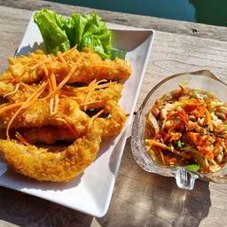 ปลาทับทิมทอดน้ำปลา