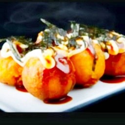 จ๊ะเอ๋ทาโกะยากิ&มันเกลียวทอดกรอบ