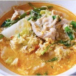 สุกี้น้ำ(หมูหมัก) สูตรเด็ดโบราณ 4 พี่น้อง