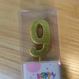 เทียนตัวเลข 9