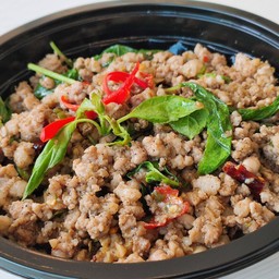 ข้าวกะเพราหมูสับ