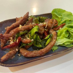 เนื้อแดดเดียวทอด