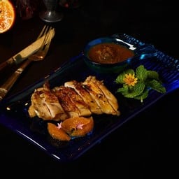 น้ำพริกใบสะระแหน่ไก่ย่าง