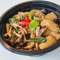 กะเพราเห็ดรวม