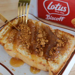 โชกูปัง คาราเมล  lotus Biscoff (ไซด์หนานุ่ม)