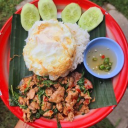ข้าวกระเพราไข่ดาว