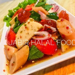 ยำไก่ยอ ไข่แดงเค็ม