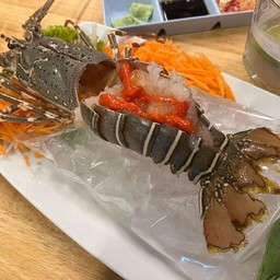 กุ้งมังกรซาซิมิ