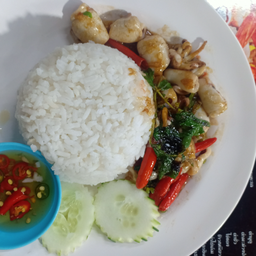 กระเพราปลาหมึก