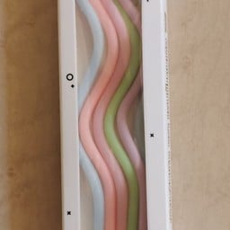 เทียนวันเกิดเกลียวสีพาสเทล