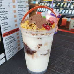 นมสดปั่นไมโลดิบ