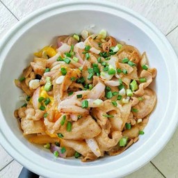 ข้าวหน้าหมูผัดไข่