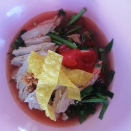 ก๋วยเตี๋ยวไก่ฉีกเย็นตาโฟต้มยำโบราณ