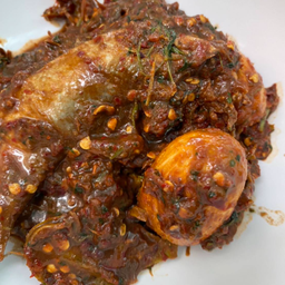 แจ่วเหนียวปลาร้าต่อน