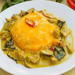 ข้าวไข่ข้นเขียวหวานไก่