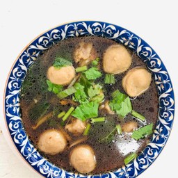 เกาเหลาเนื้อตุ๋น+ลูกชิ้น