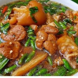 ( กับข้าว ) ขาหมูตุ๋น ซุปเปอร์