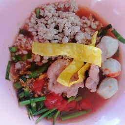 ก๋วยเตี๋ยวหมูต้มยำเย็นตาโฟโบราณ