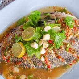 ปลานิลนึ่งมะนาว