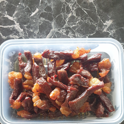 เนื้อแดดเดียวทอด