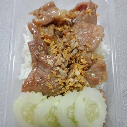 หมูกระเทียม    #เป็นกับข้าว#