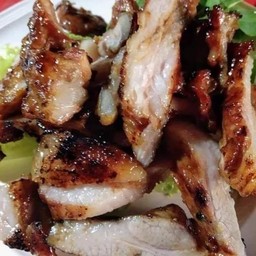 เนื้อติดมันย่าง