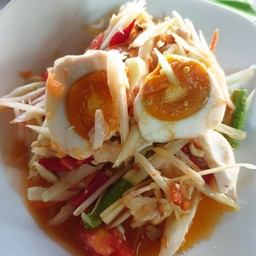 ตำไทยไข่เค็ม