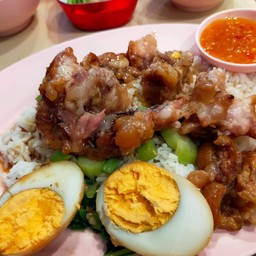 ข้าวคากิพิเศษ 2 กล่อง แถม ข้าวลาบไก่ 1 กล่อง