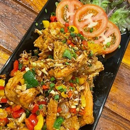 กุ้งคั่วพริกเกลือ