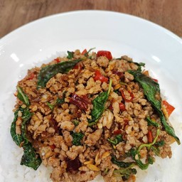 ข้าวกะเพราหมูสับ